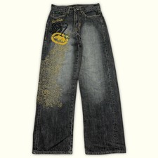 ecko unltd unlimited Jean W30/L32 noir Excellent hommes années 90 (s337)