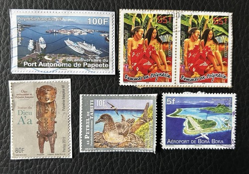 Lot timbres de polynésie - de,