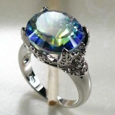 Belle Bague en argent, Topaze