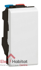 Interrupteur ou va-et-vient 10AX 250V~ Mosaic 1 module -  Legrand 077001