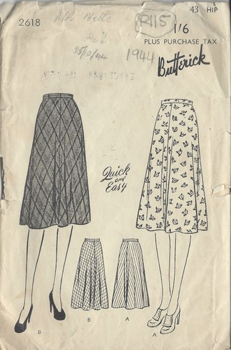 Patron couture vintage des - patron,
