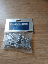 Paire de plaques avant en acier Shimano Dura Ace PD-7400 vintage