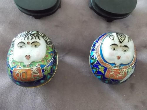 Boites pilules cloisonné - a,