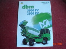 MERLO  DBM 3500 EV / 2500 EV  BROCHURE       UK
