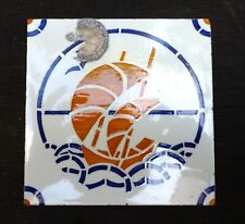 Carreau faience ancien Art