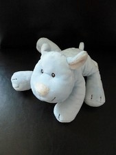 *. DOUDOU PELUCHE  KIMBALOO LA HALLE CHIEN BLEU NEZ BLANC ETAT NEUF*