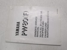 Manuel d'atelier du proprietaire YAMAHA PW 80 1993