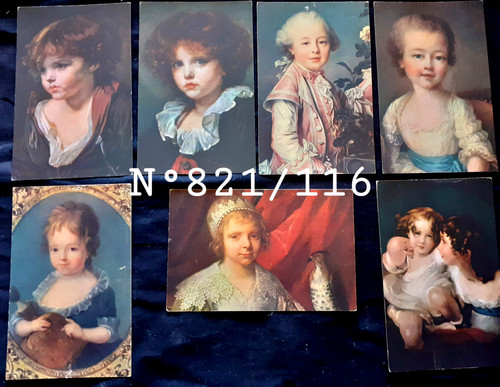 821 116 lot 7 cartes - , de