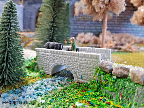 Maquette petit pont à - maquette,