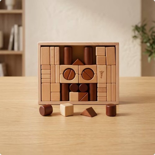 Blocs construction bois - blocs,