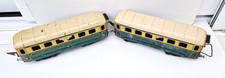 JEP Sncf 2 wagon voyageurs Pullman Echelle O jouet ancien tôle
