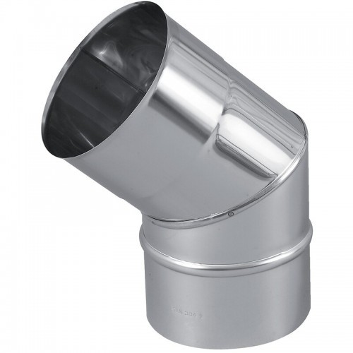 Coude inox simple - à,