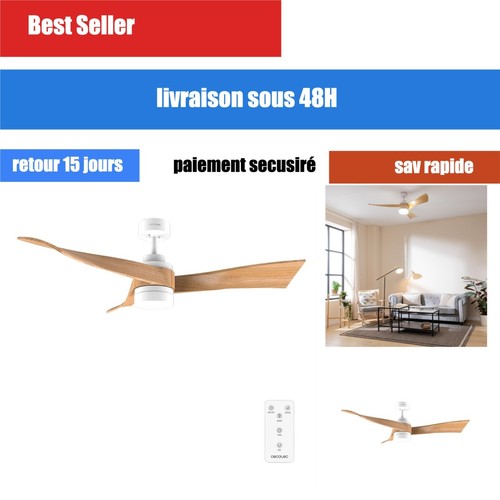 Ventilateur plafond cecotec - ventilateur,