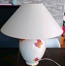 Lampe émaux faiencerie de - ,