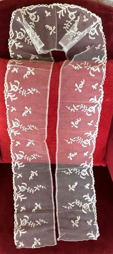 Dentelle ancienne tulle - dentelle,