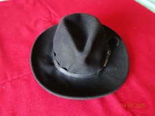 TRES ANCIEN CHAPEAU STETSON MADE IN USA FEUTRE STYLE FEMME HOMME