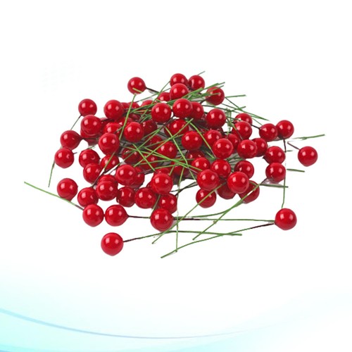 100 pcs fruits factices - factices, baies