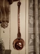 Ancienne louche en cuivre