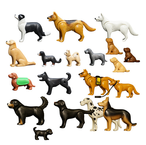 Playmobil chien chiens - , au