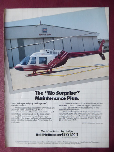 1988 pub bell jetranger iii - 10/1988,