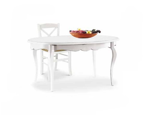 Table allongeable rond ovale - table,