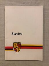 Porsche 911 3.0 3.2 3.3 service après-vente notice 5/83 année 1984
