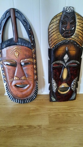 Lot masques africain - de,