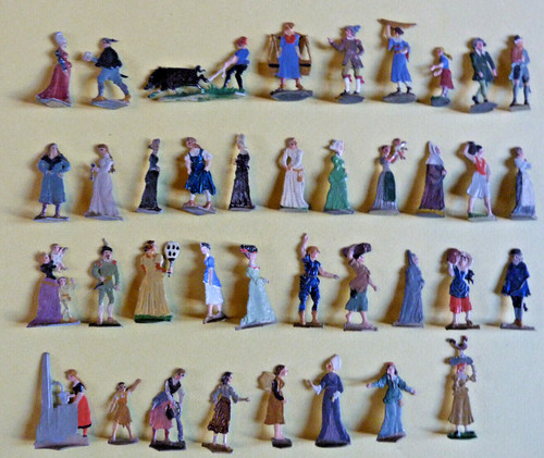 Plats étain zinnfiguren - plats,