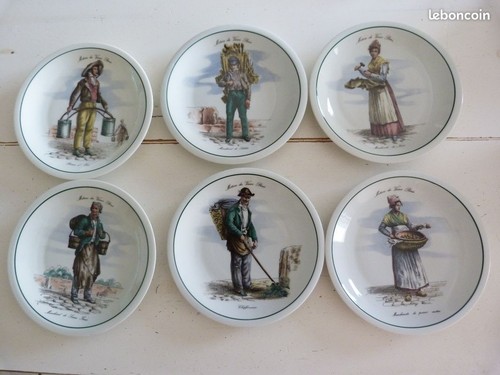 Assiettes dessert - 6,