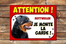 Plaque attention au chien