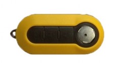 Coque de Clé Contour Jaune