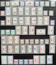 Fictifs des années 1950 à 1980 collection +110 diff. nfs sans ch. ★★ cote +150€