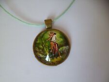 collier bronze cabochon jeune