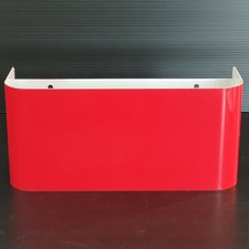 APPLIQUE VINTAGE 1960 EN TOLE LAQUEE ROUGE EDITION AMILUX 60S 1960S ANNEES 60