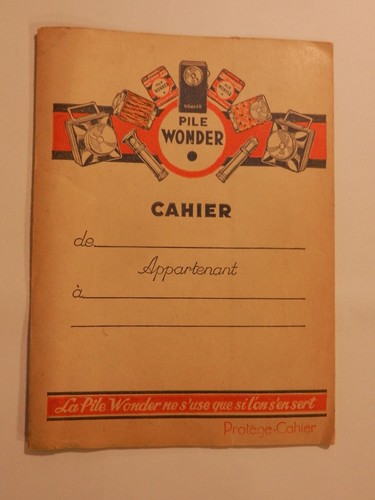 Protège cahier pile - pile, wonder