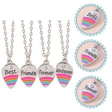 4 Pcs Best Friend Jewelry