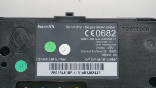 Ecran gps renault koleos - renault,