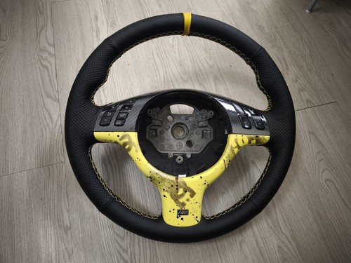 Volant bmw e46 pack jaune - volant,