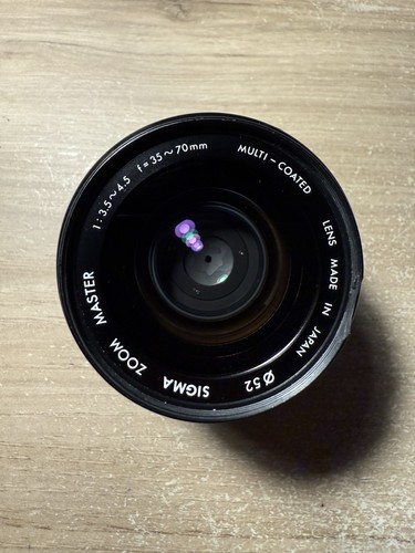Lens sigma zoom - lens,