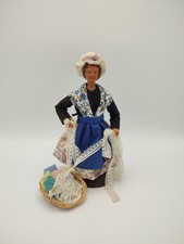 Santon de Provence, Terre cuite, La couturière, Signe S. Peirano