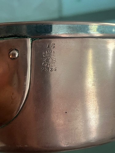 Casserole ancienne cuivre - en,