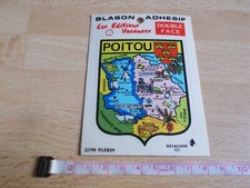 Blason adhésif double face