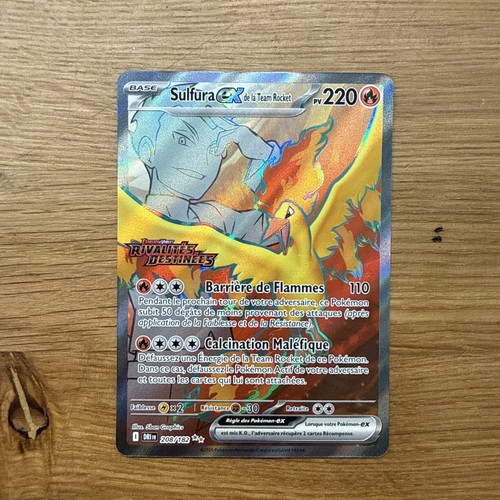 Carte pokemon sulfura - carte,