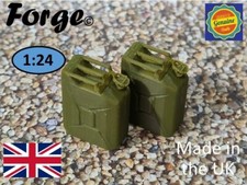 Jerrycan 20L X 2 1:24 Echelle G Jauge Modèle Miniature Diorama Scène