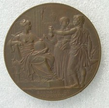 MEDAILLE CAISSE D'EPARGNE DE PARIS attribuée en 1878