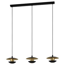 Lustre Moderne Design Noir Or