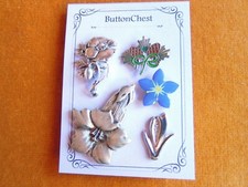 Lot de 5 mini pin's vintage