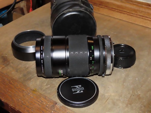 Sigma zoom lens f - lens, f=200mm