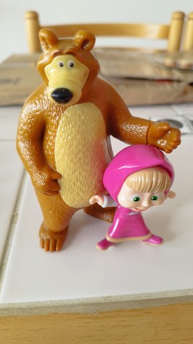 Lot figurine masha michka - lot,