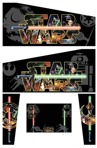 Stickers star wars - star, 1
